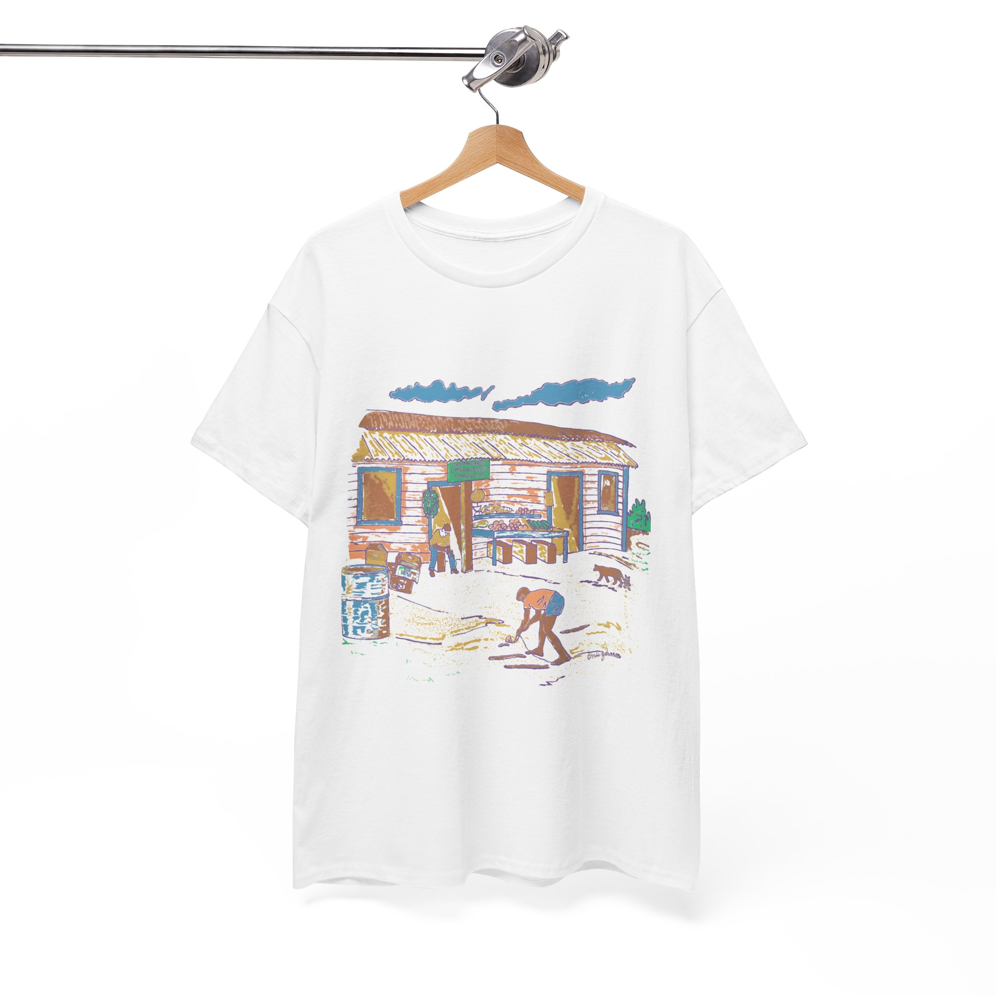 Spinning the Top –Unisex Heavy Cotton T-Shirt | Gildan 5000 - Image 3