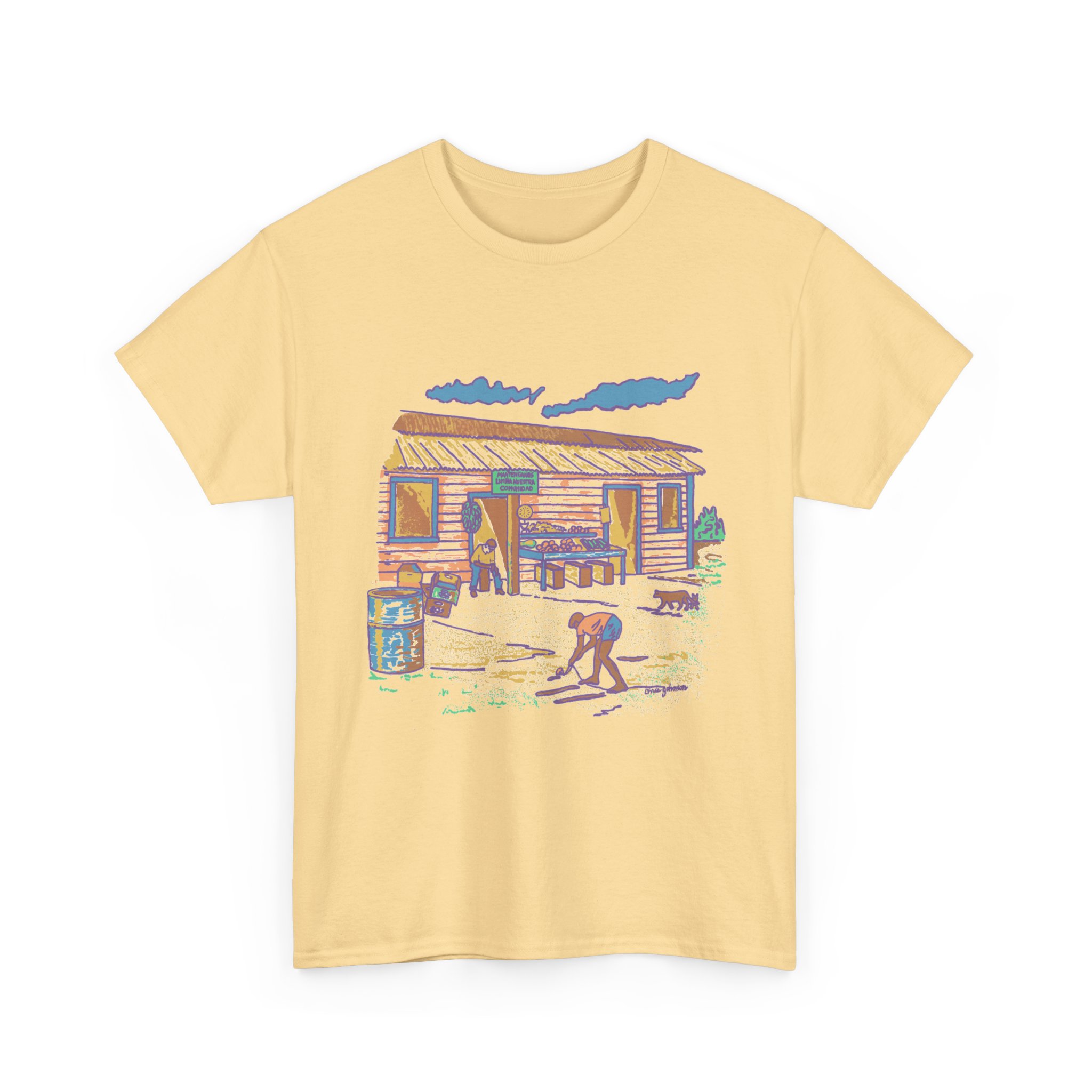 Spinning the Top – Gildan 5000 - Unisex Heavy Cotton T-Shirt - Image 9