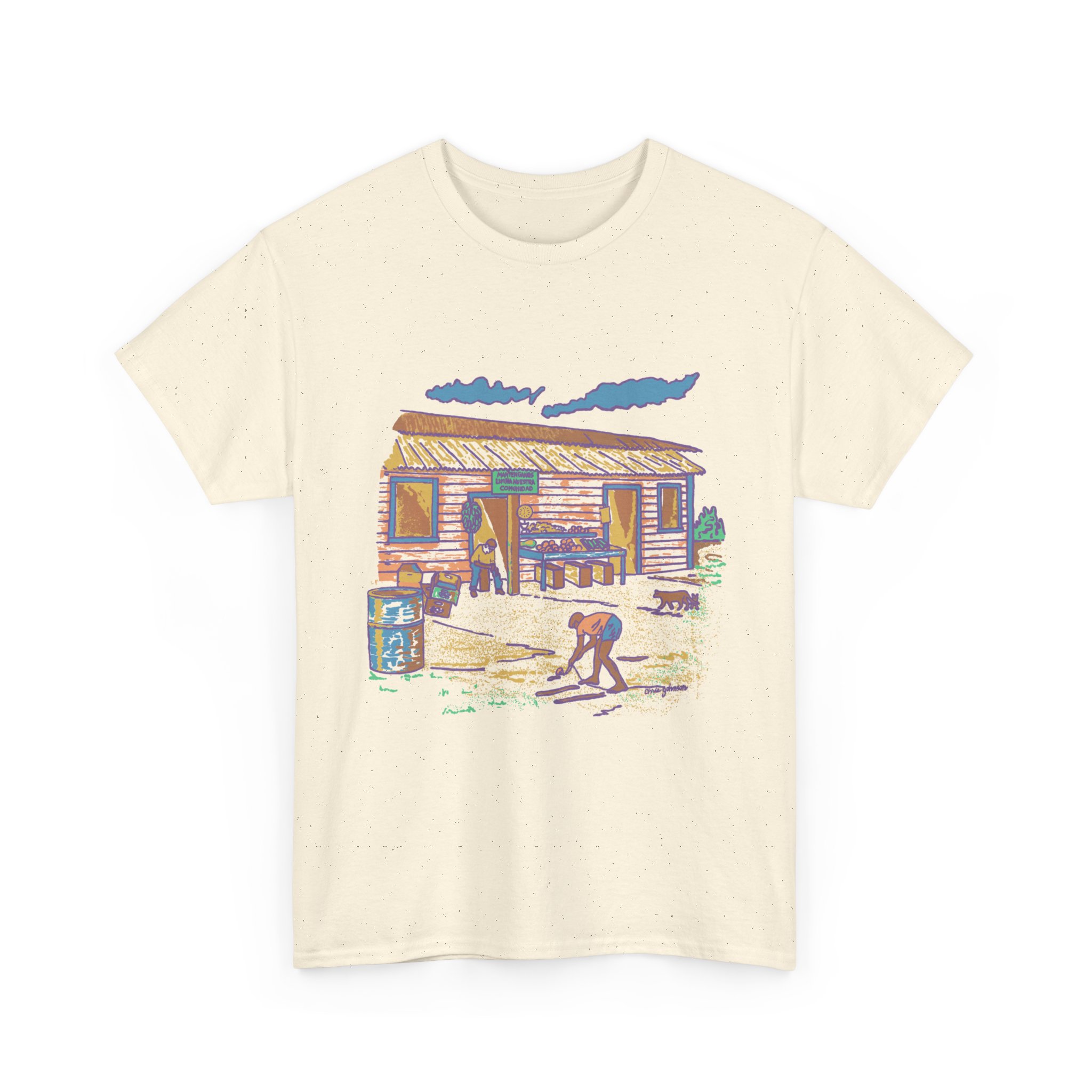 Spinning the Top – Gildan 5000 - Unisex Heavy Cotton T-Shirt - Image 13