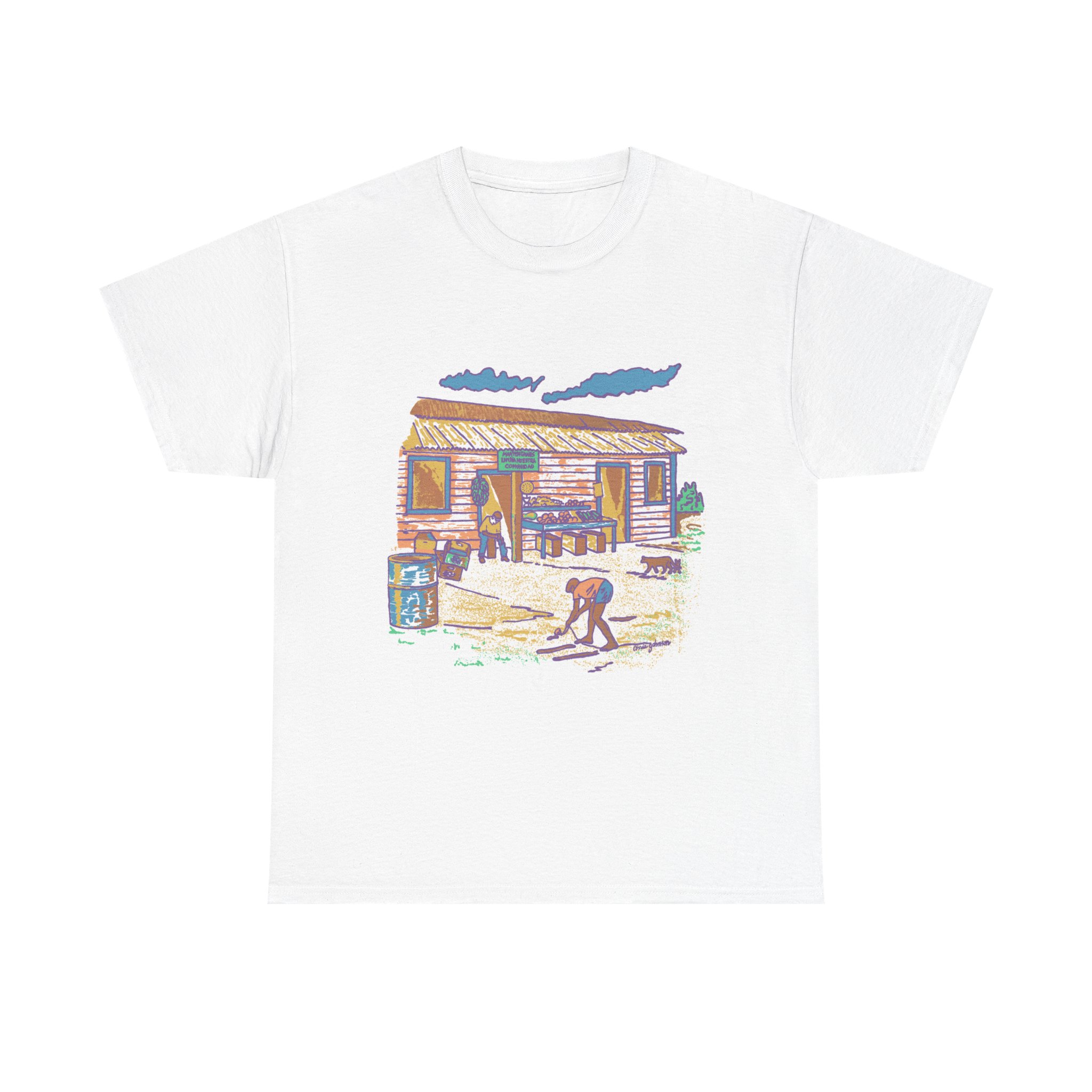 Spinning the Top – Gildan 5000 - Unisex Heavy Cotton T-Shirt